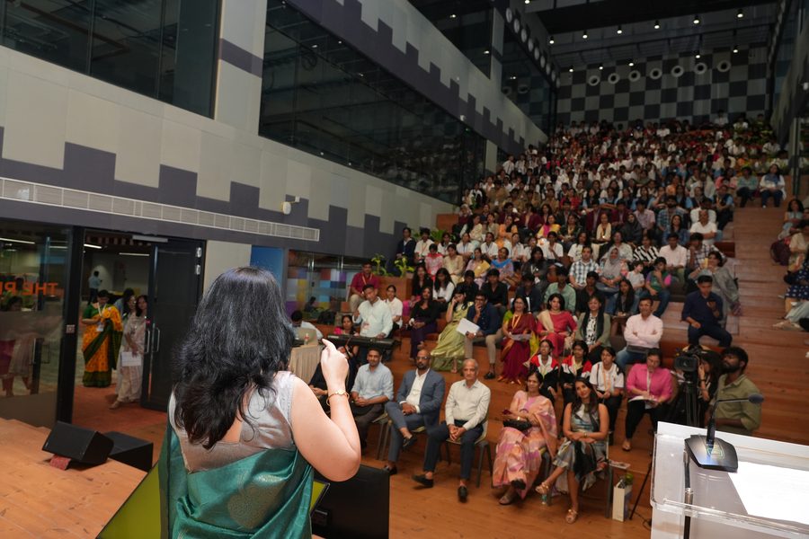 A full auditorium at the YOLO Summit 2024